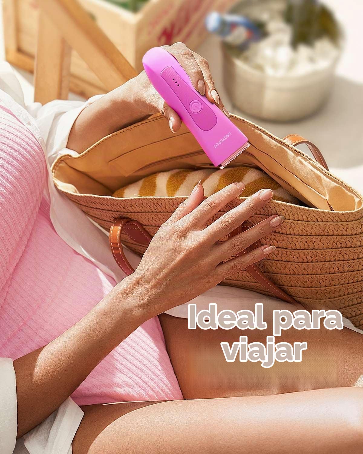 MANSPOT LADYSPOT™ - Recortadora de pelo púbica para mujer, juegos d...