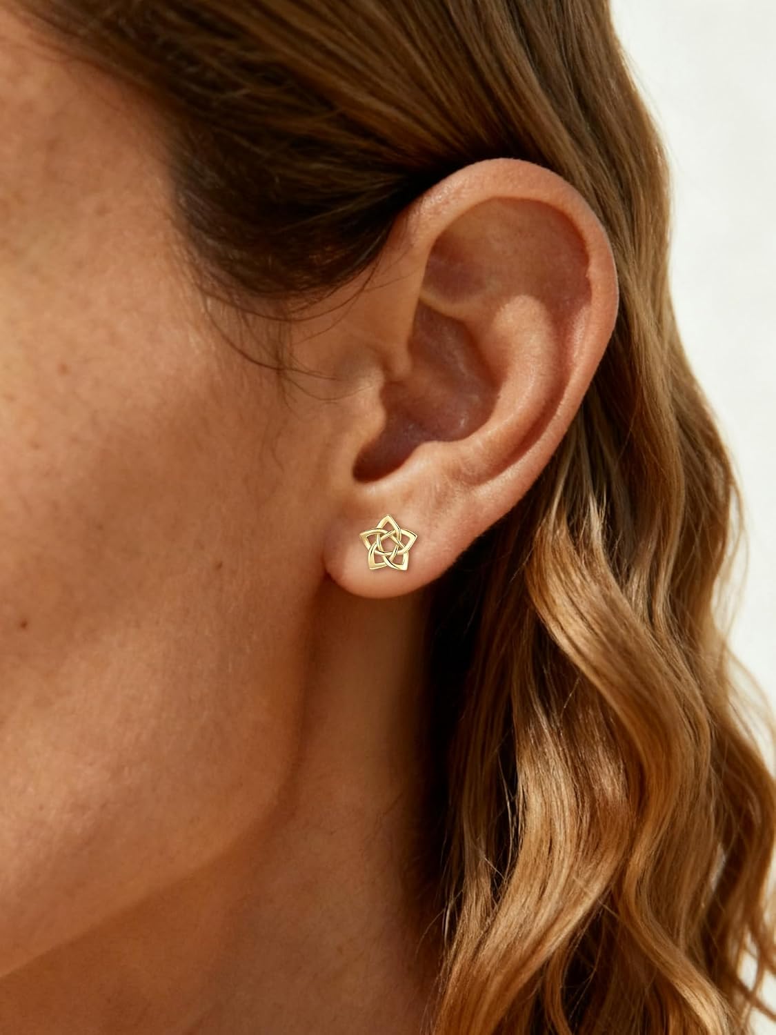 ChicSilver Pendientes celtas para mujer de plata de ley hipoalergén...