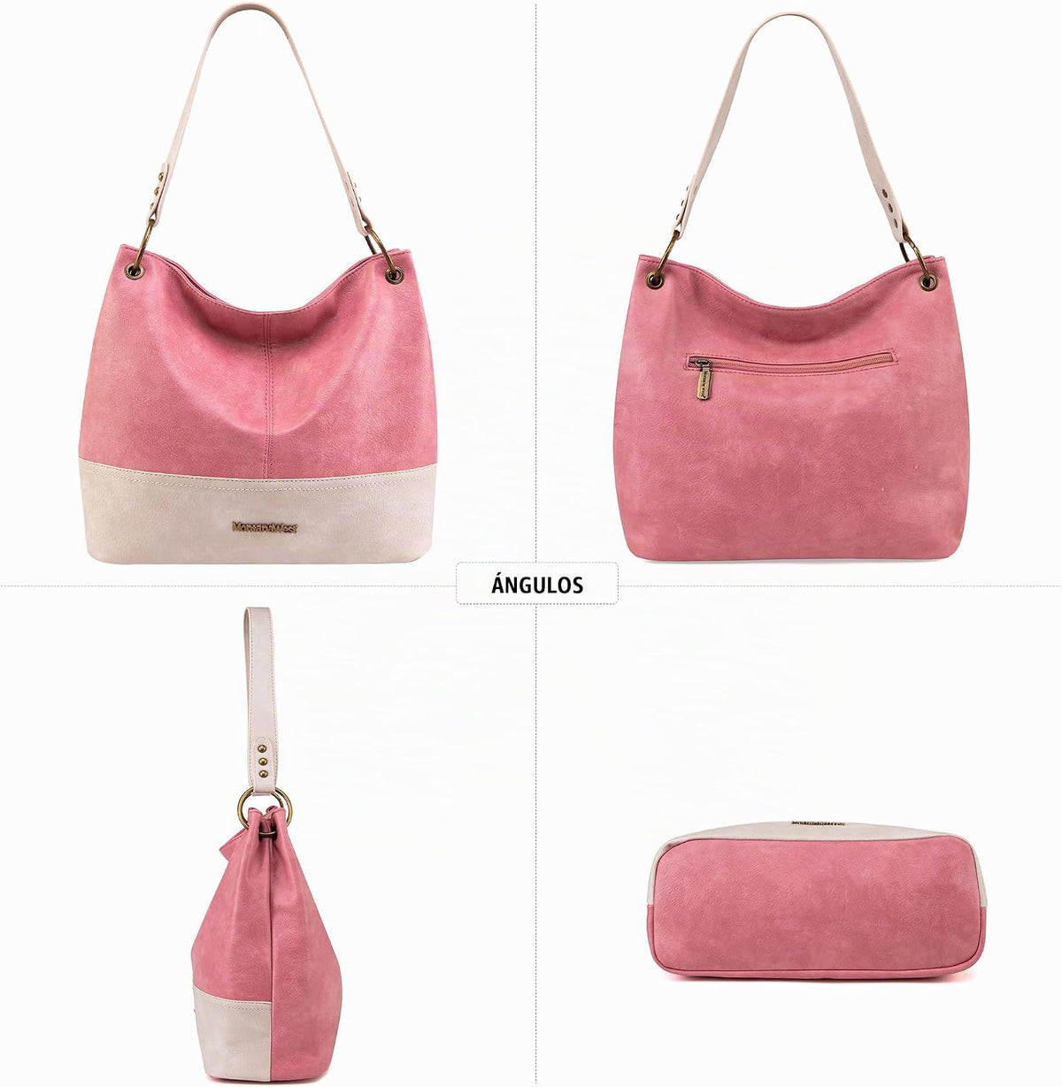 Carteras para mujer, bolsos hobo para mujer, bolso de hombro holgad...