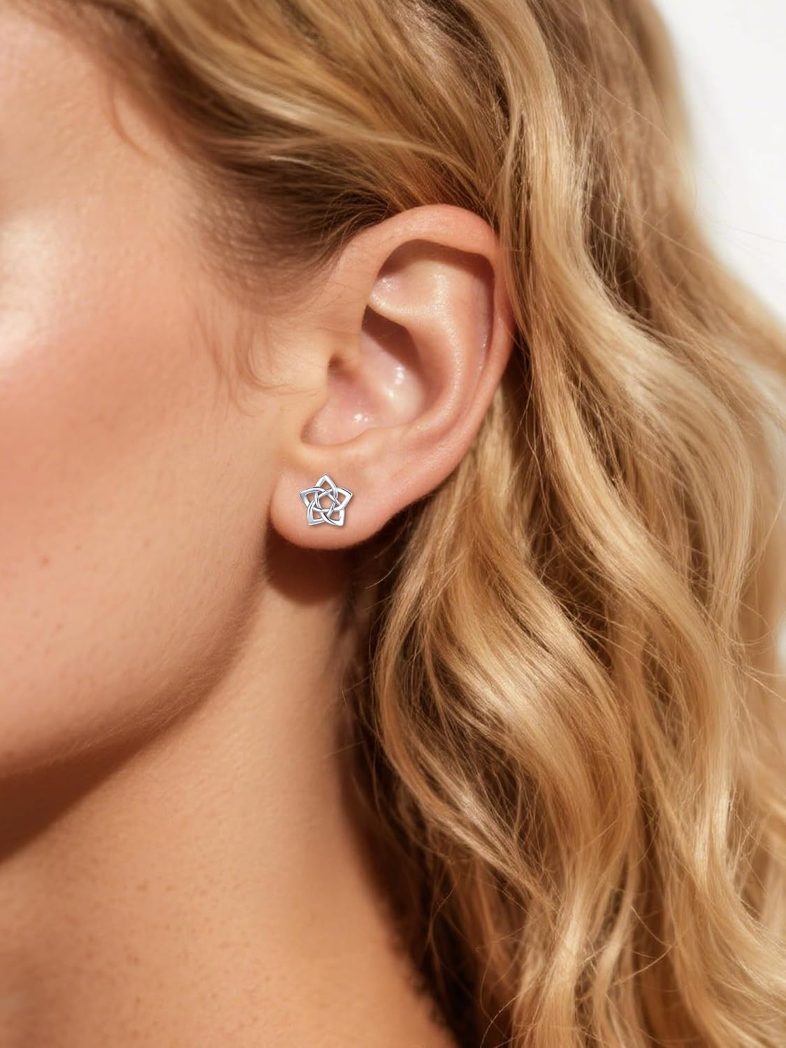 ChicSilver Pendientes celtas para mujer de plata de ley hipoalergén...