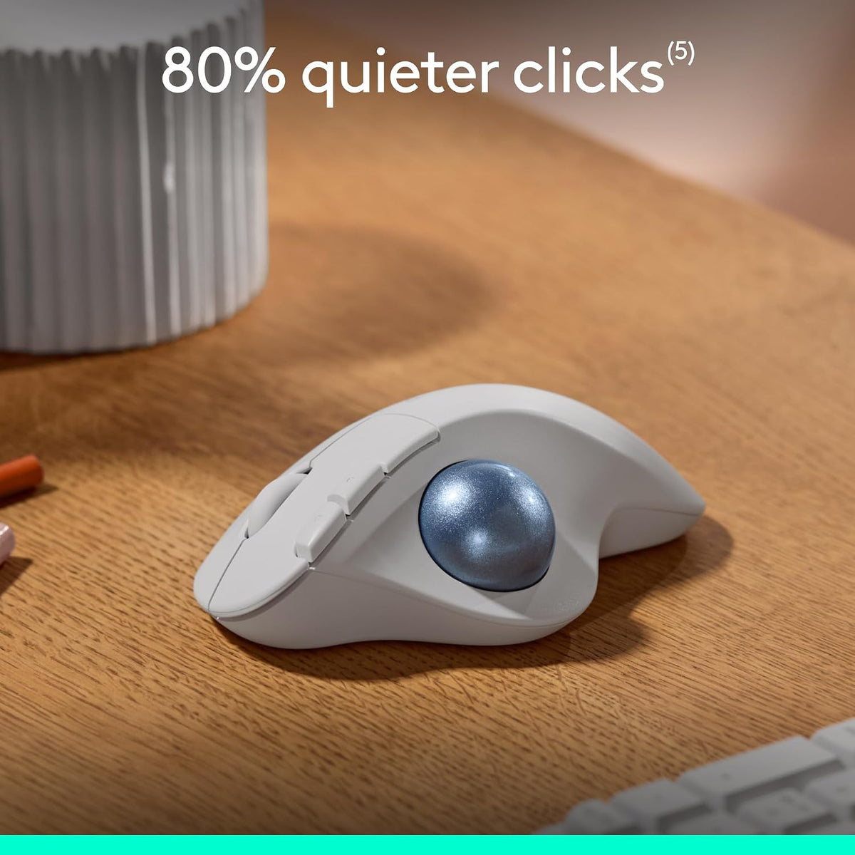 Logitech Ergo M575S Ratón Trackball Inalámbrico Bluetooth - Bola Az...