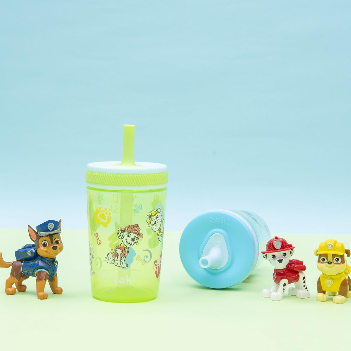 Zak Designs PAW Patrol Kelso - Vasos Sippy para niños pequeños para...