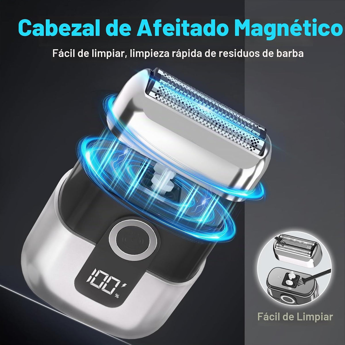 LYRSLF Afeitadoras de láminas para hombres, mini maquinilla de afei...