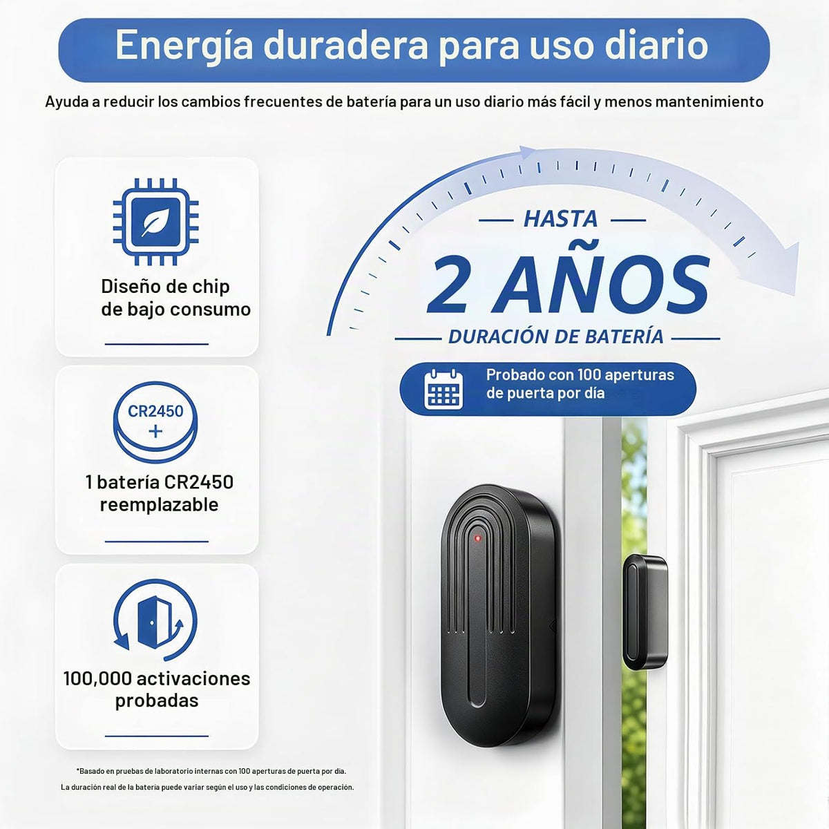 SanJie Timbre de puerta, sabe qué puerta se abrió, timbre de entrad...