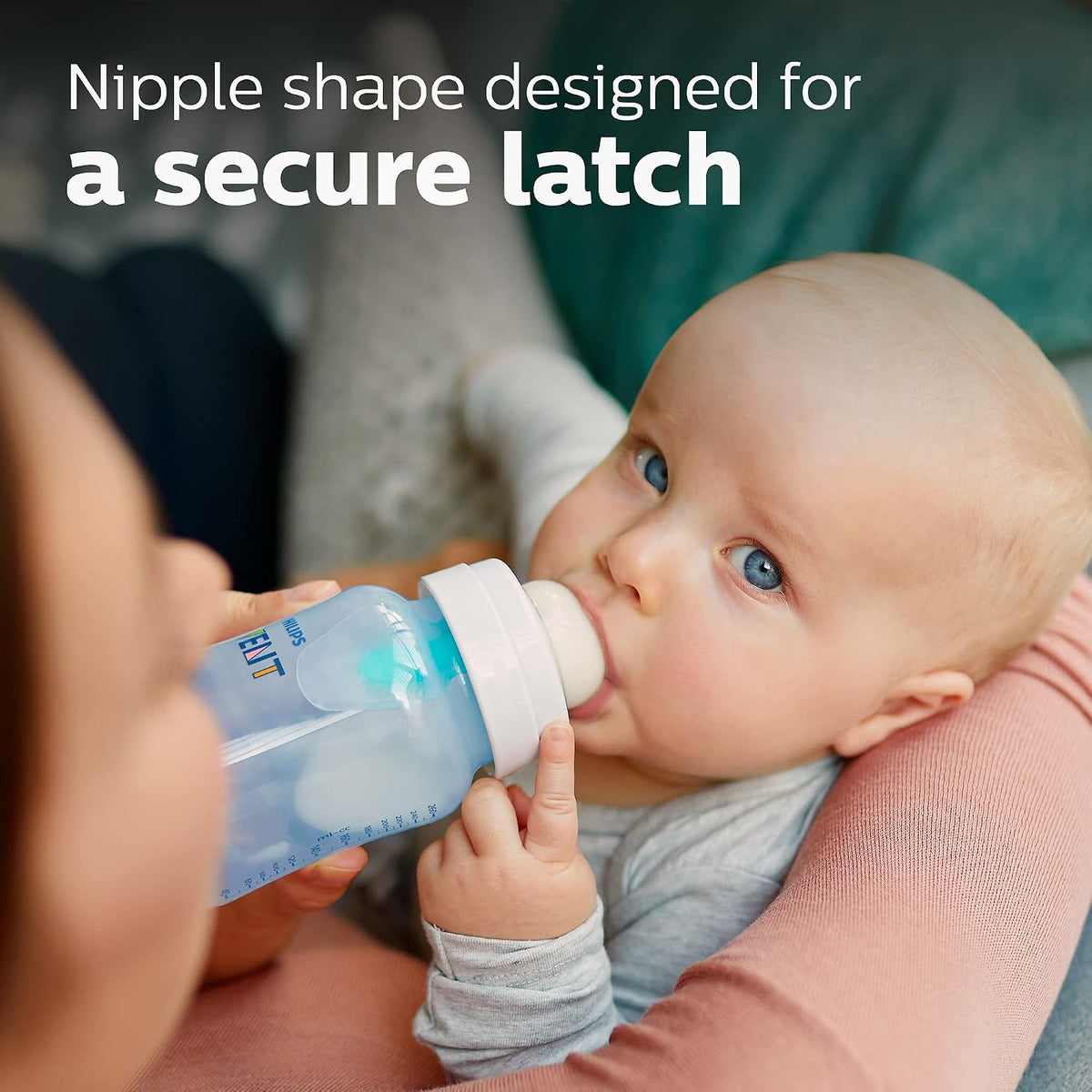 Philips Avent Biberón anticólicos con ventilación AirFree, flujo me...