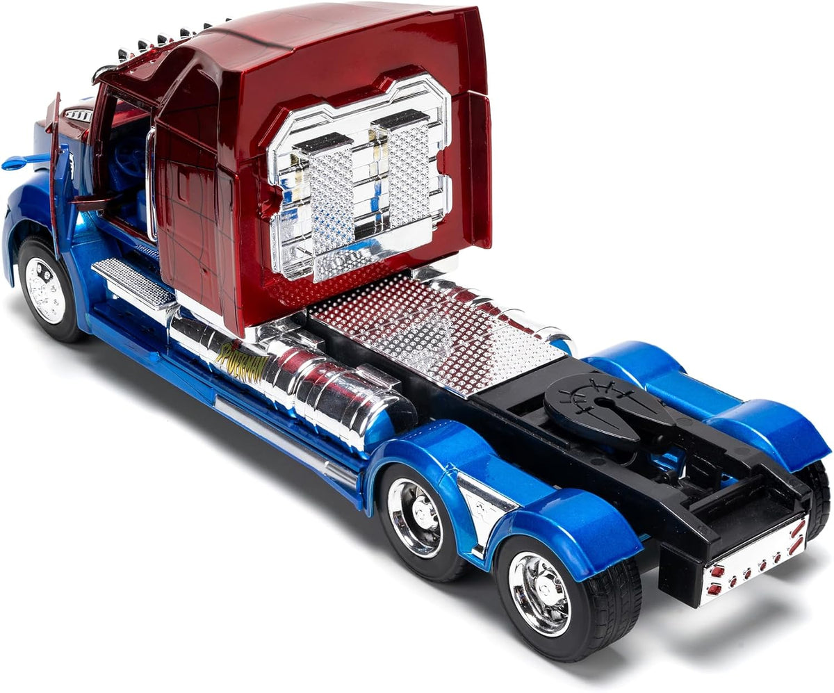 Jada Spider-Man Western Star 5700 XE Big Rig - Vehículo fundido a p...