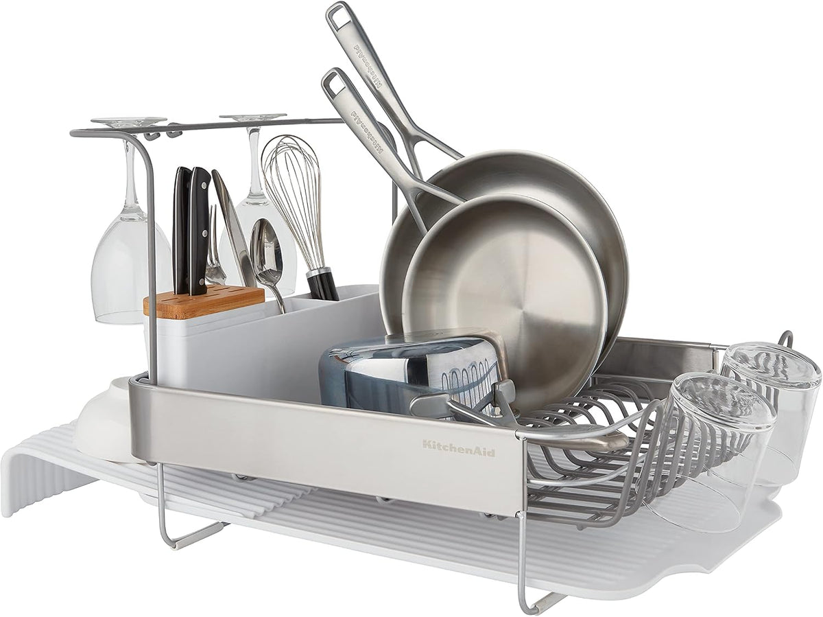 KitchenAid Escurridor de tamaño completo expandible resistente al ó...