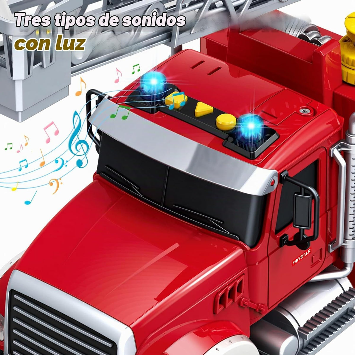 Juguetes para niños de 3, 4, 5, 6, 7, 8 años, camión de bomberos gr...