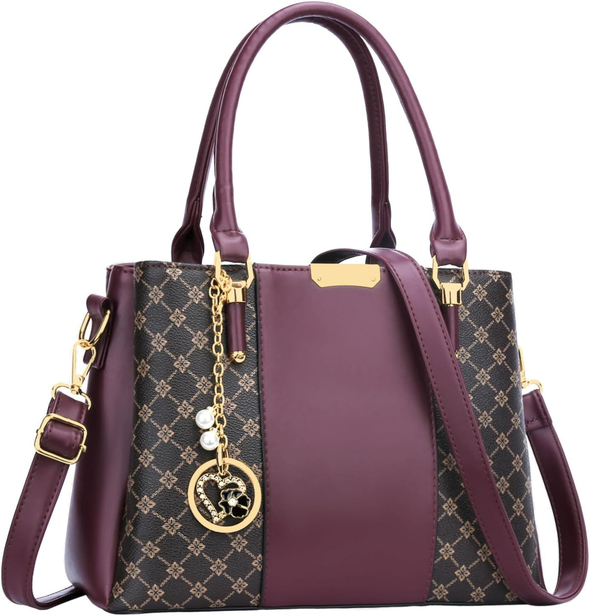 KKXIU Monederos y bolsos para mujer, Bolso tipo cartera con asa sup...
