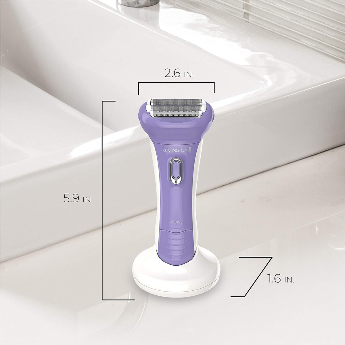 Remington Afeitadora eléctrica suave y sedosa para mujer, afeitador...