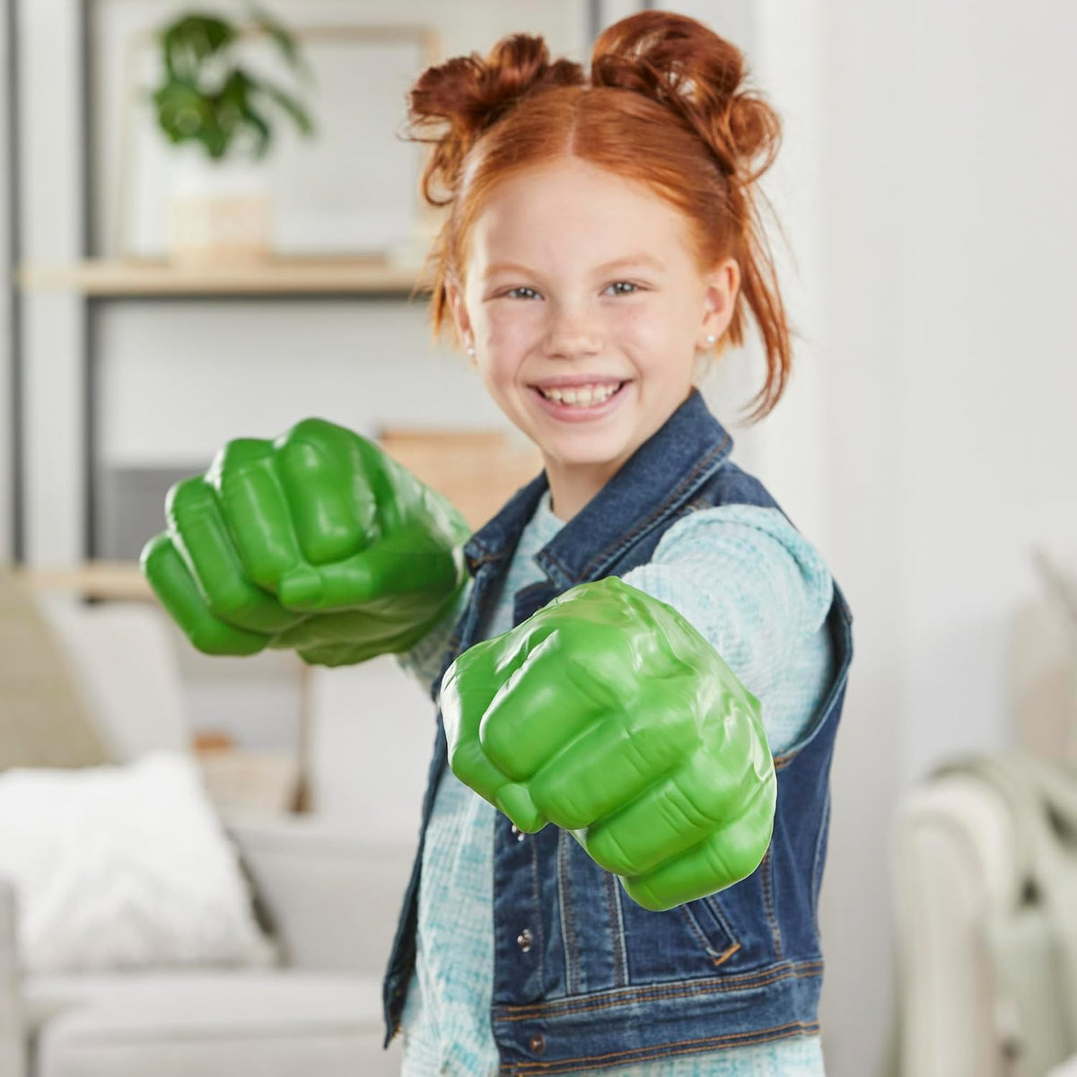 Marvel Puños de Hulk Gamma Smash, juguete de espuma suave para jueg...