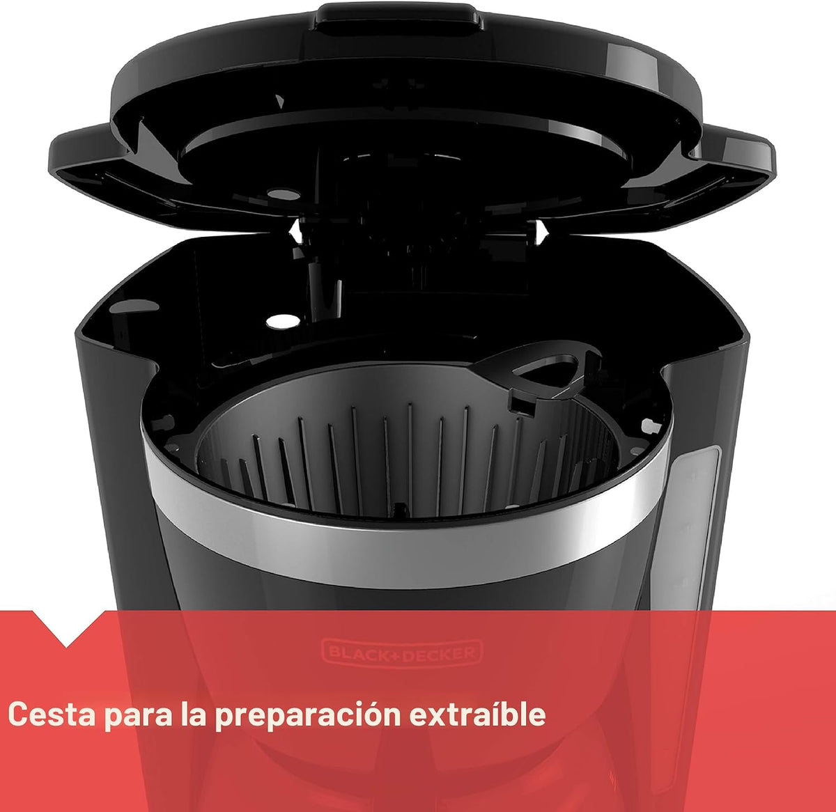 Cafetera de goteo BLACK+DECKER de 12 tazas con preparación Vortex |...