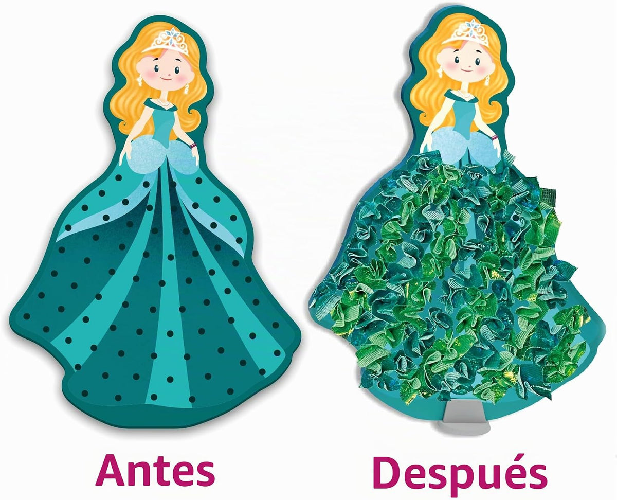 Skillmatics Poke-in Art Princesas mágicas, kit de manualidades de m...
