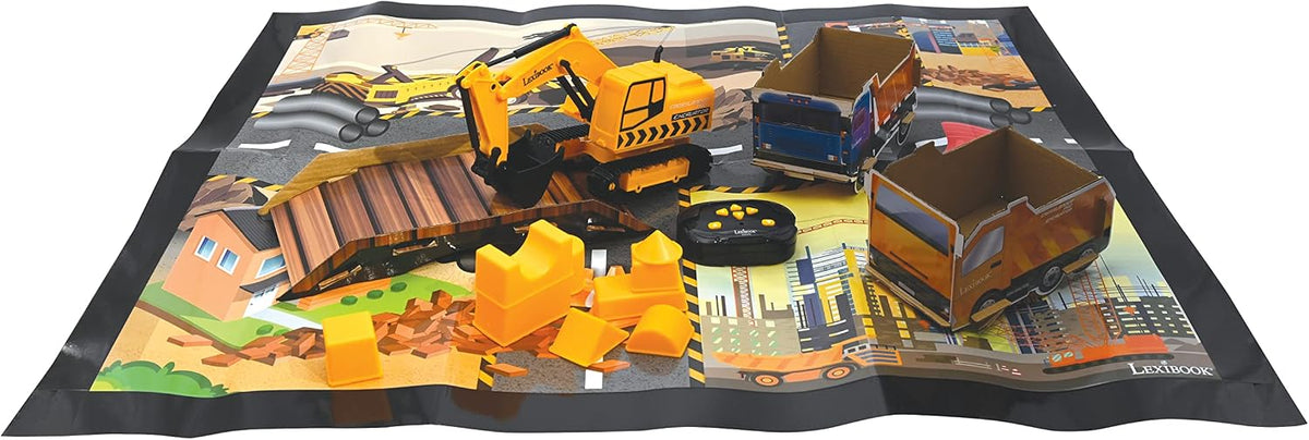 LEXiBOOK, Excavadora RC Crosslander, RCP30 | Pala automática, alfom...