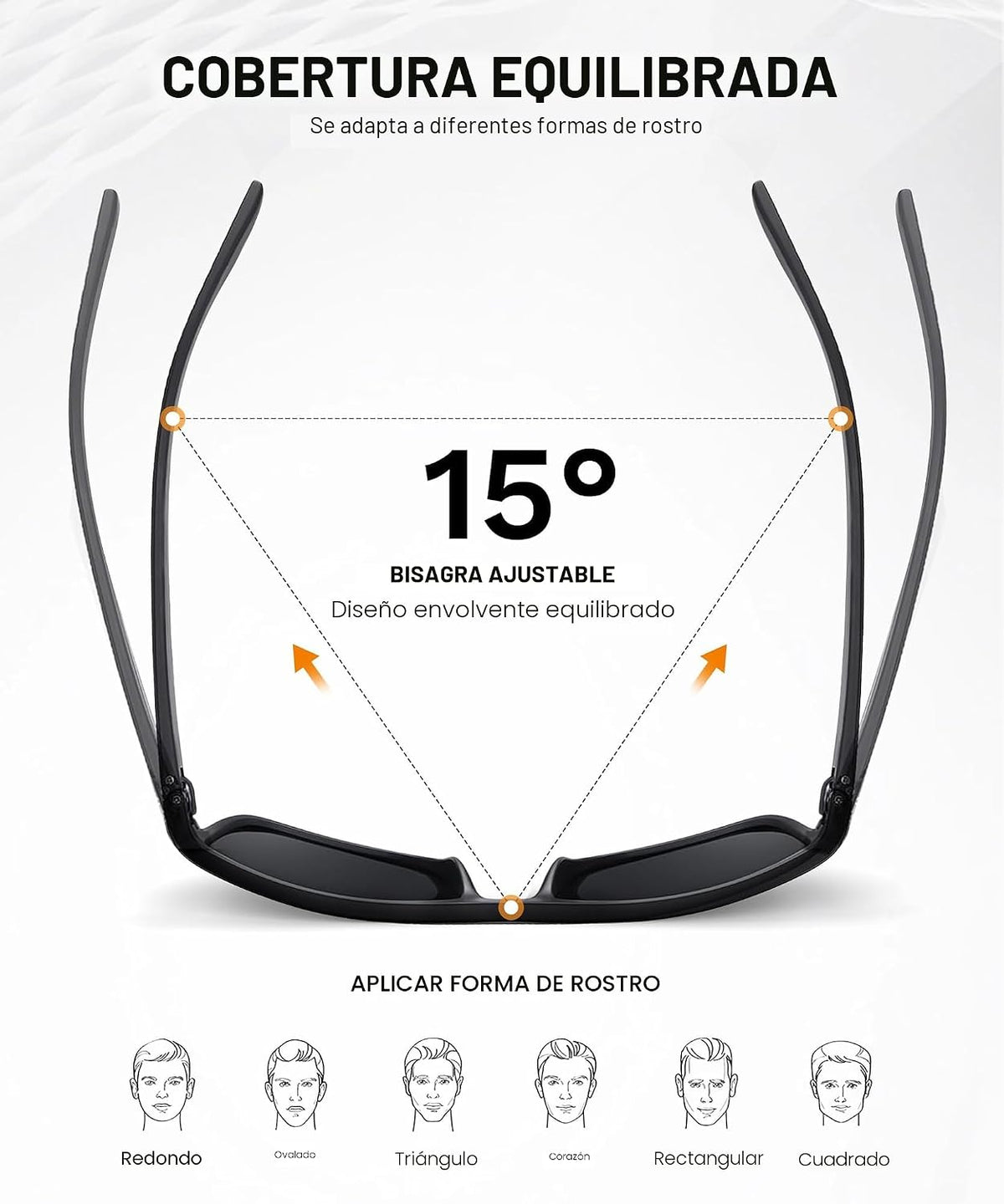 CIFOYA Gafas de sol polarizadas para hombre - Gafas de sol clásicas...