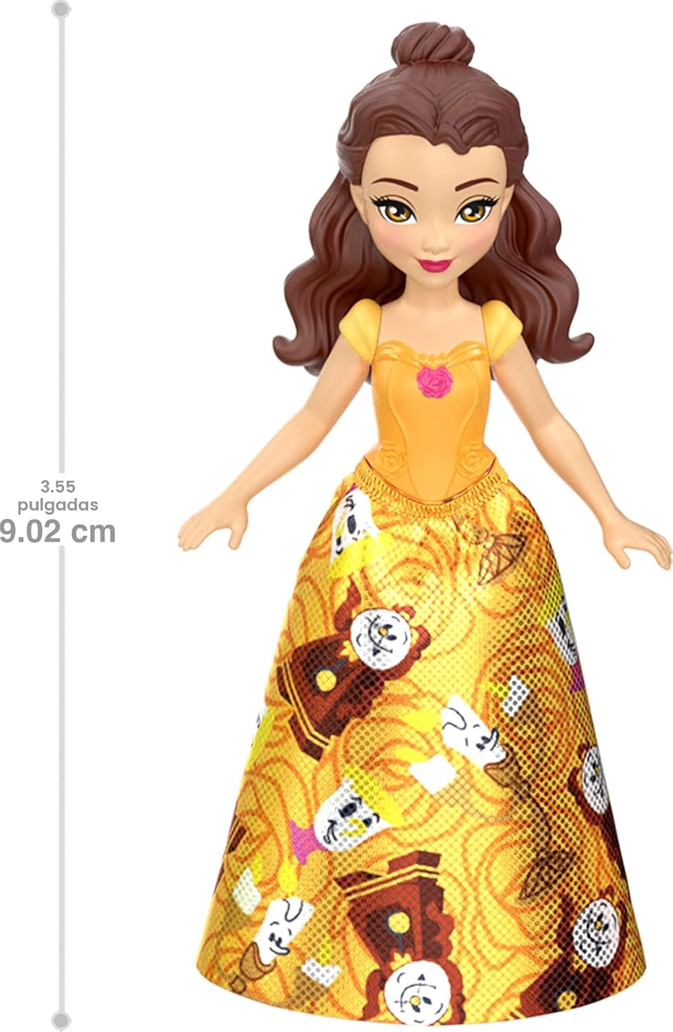 Mattel | 5 muñecas pequeñas posables en faldas o pantalones extraíb...