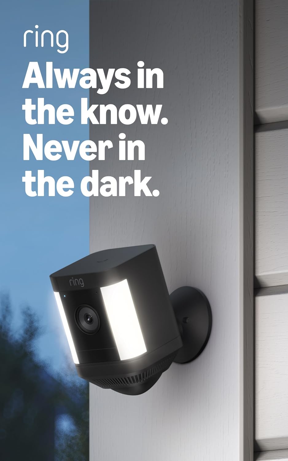 Ring Spotlight Cam Plus (Solar) | Comunicación bidireccional, visió...