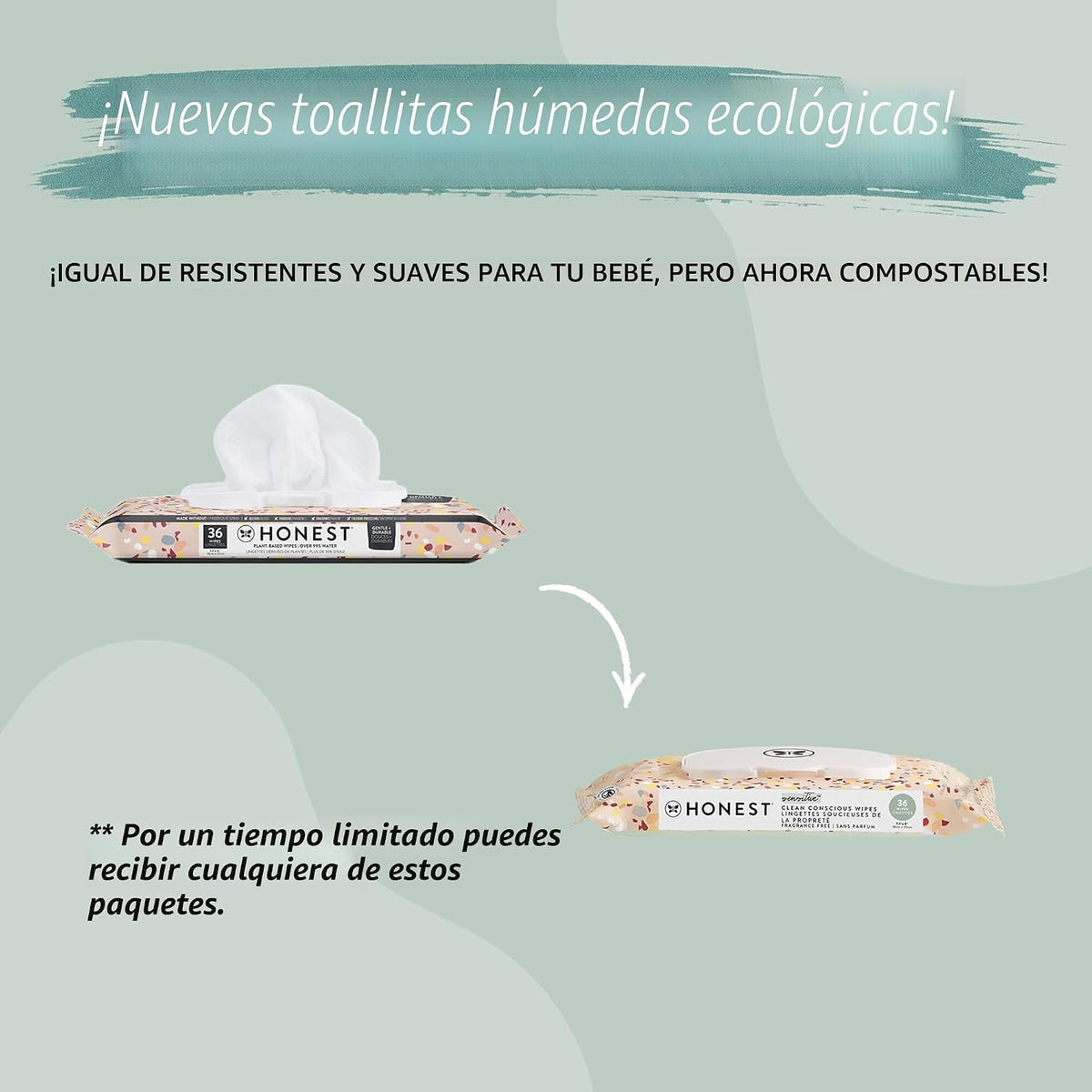 The Honest Company Toallitas hipoalergénicas multiusos para la piel...