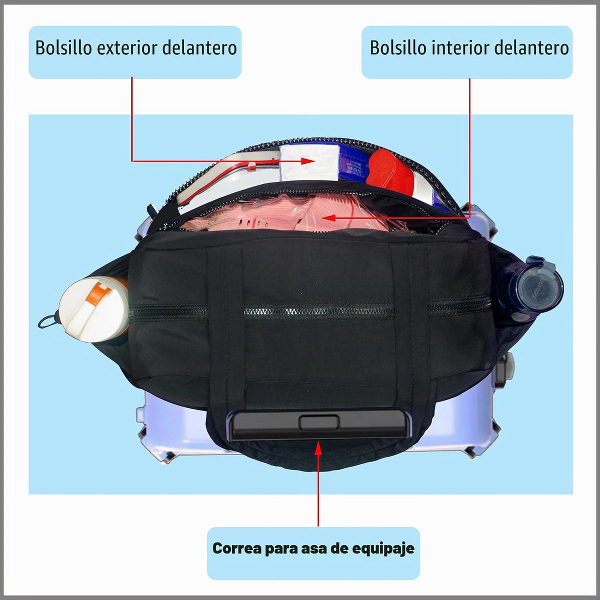 MZTUE Bolso mediano para pañales, bolso de hombro y cruzado para mamá