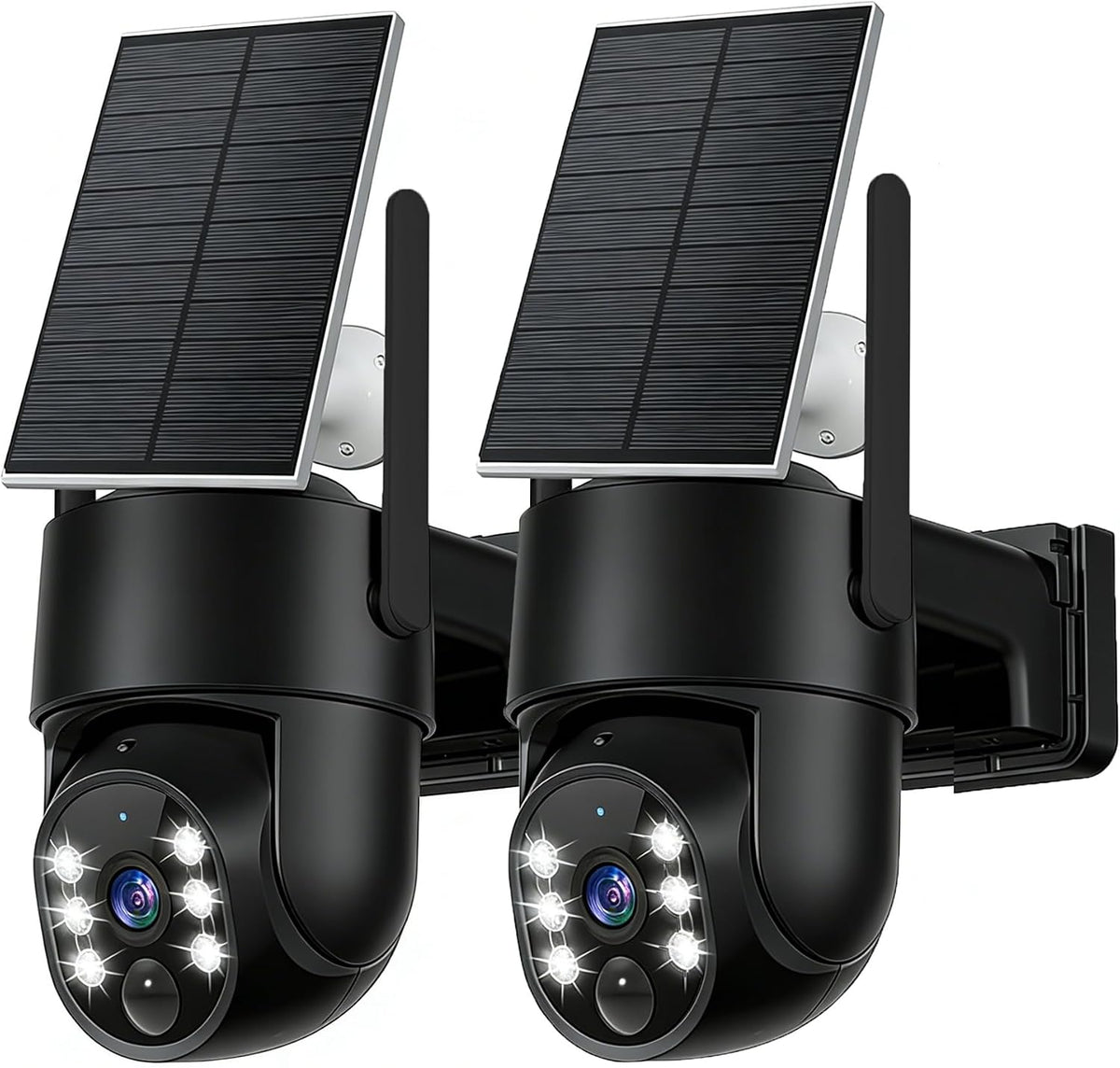 Cámaras de seguridad 2K inalámbricas para exteriores, cámara solar...