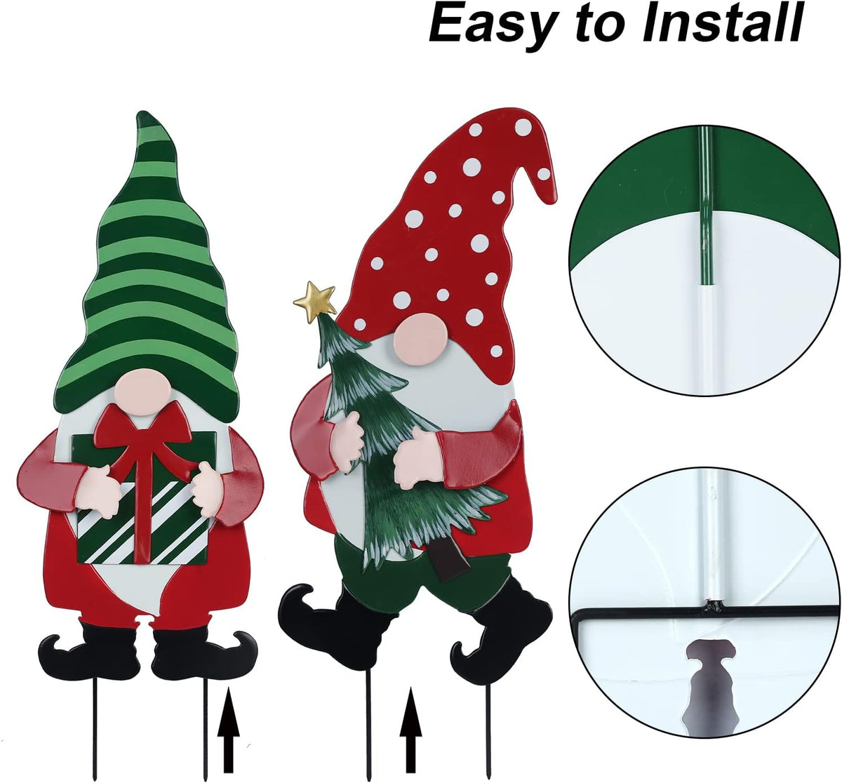 YEAHOME Decoraciones Navideñas para Exteriores para el Hogar, Estac...