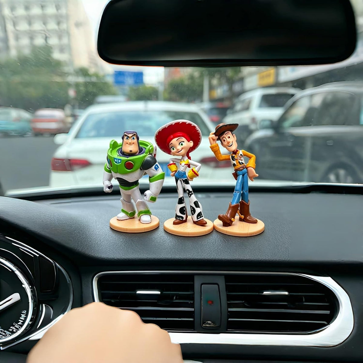 Anilnel Juego de 3 figuras de dibujos animados para Toy Theme Story...