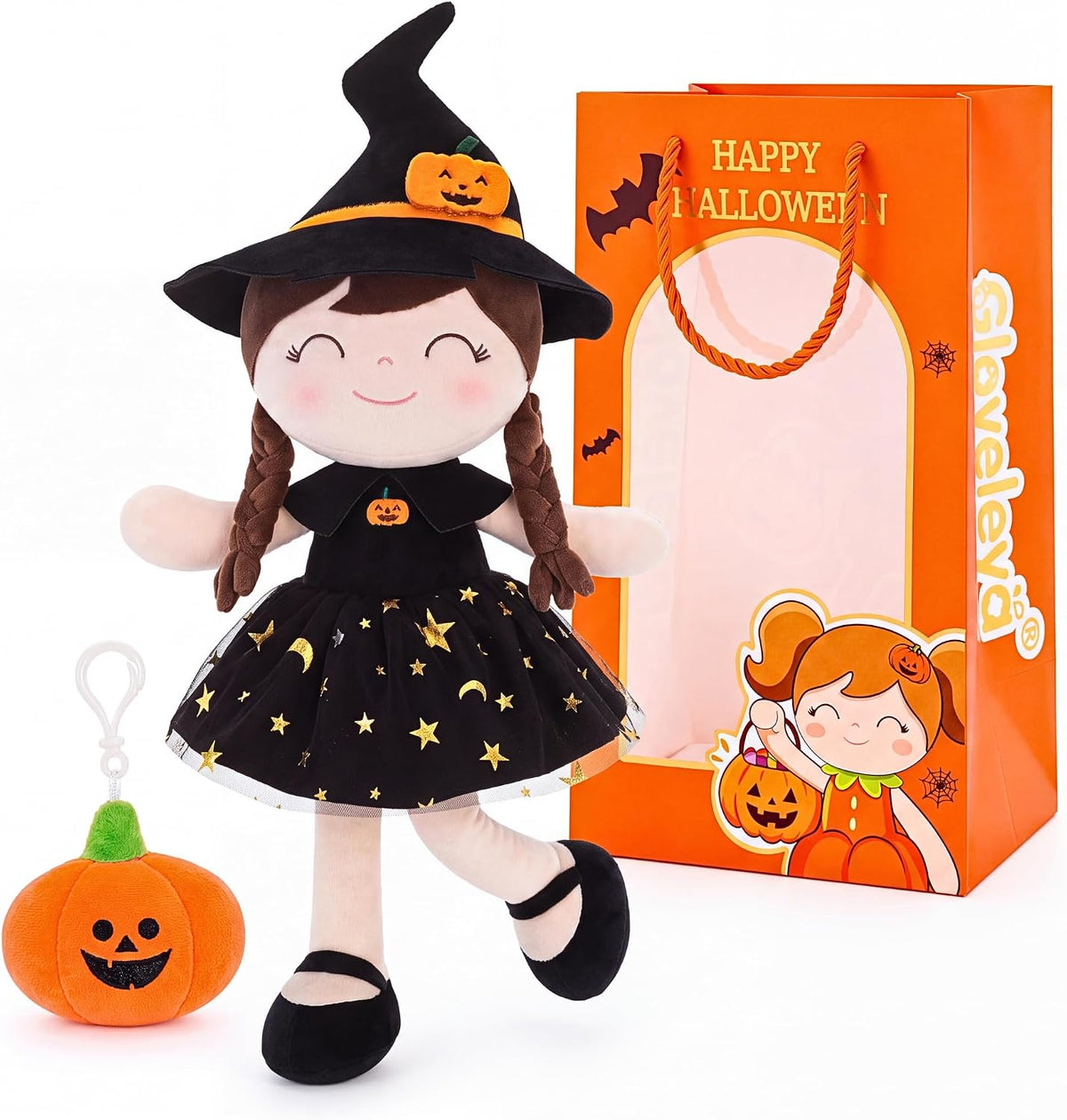 Gloveleya Juguete de peluche suave de Halloween, regalos para niña,...