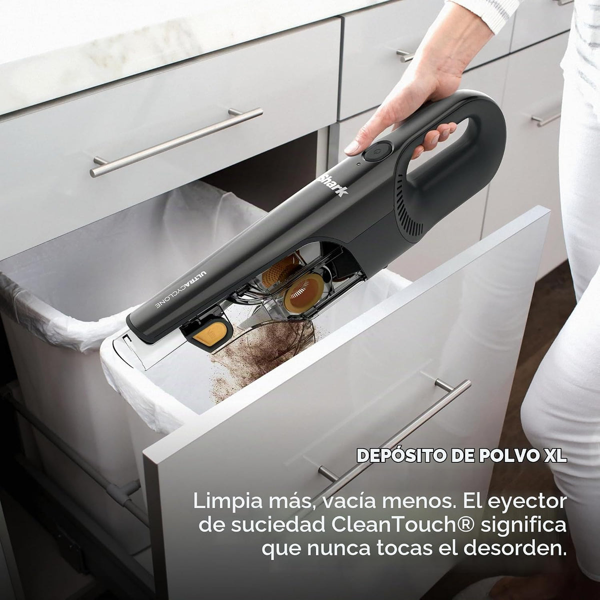 Shark UltraCyclone Pet Pro Plus - Aspiradora de mano inalámbrica, c...