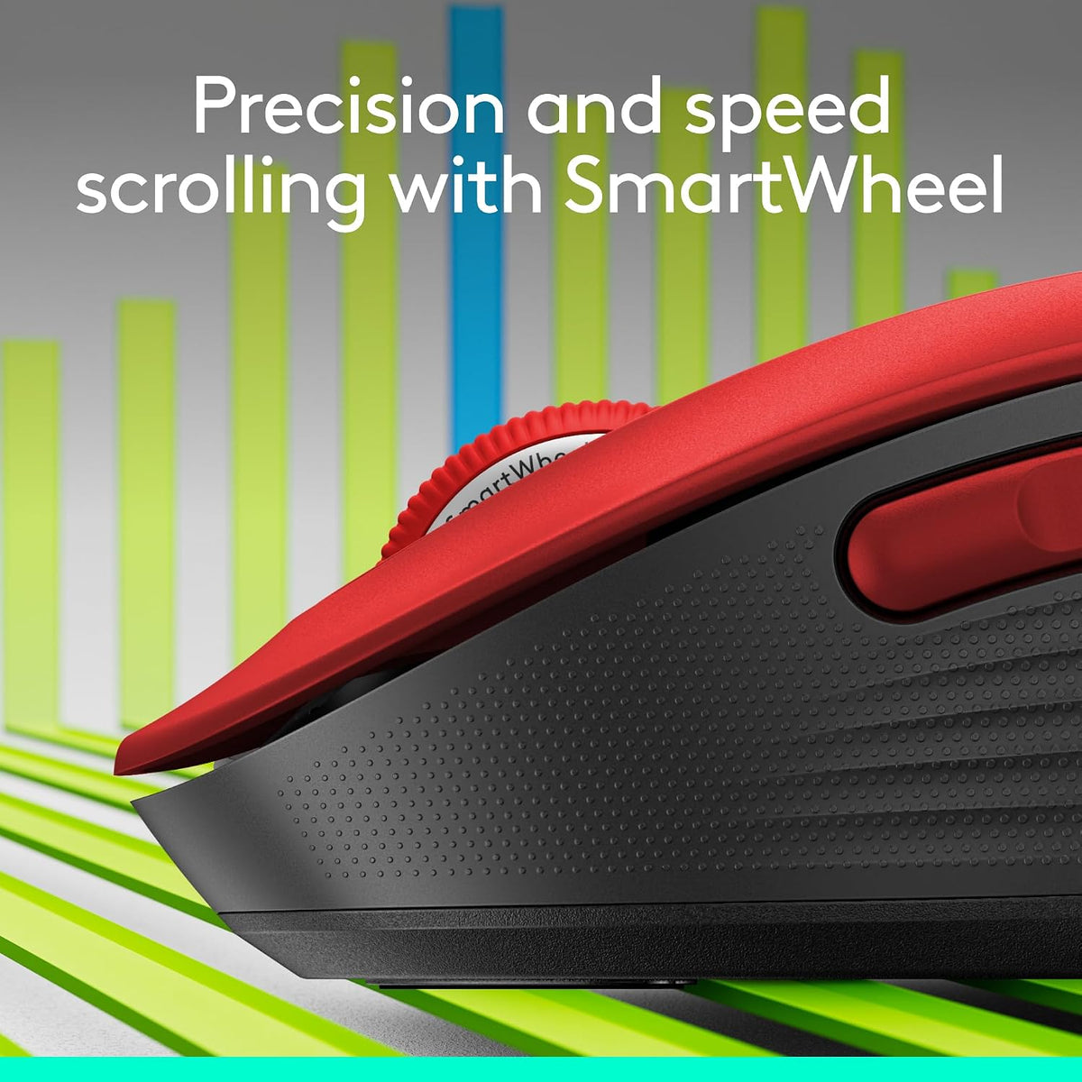 Logitech Signature M650 L Ratón inalámbrico de tamaño completo Mano...