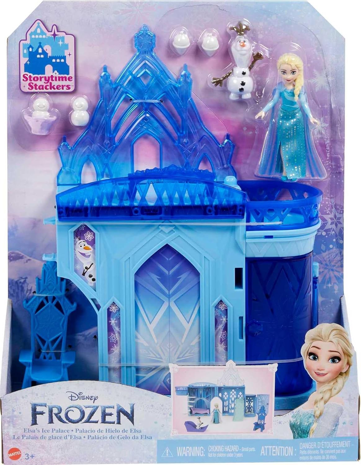 Mattel Disney Frozen Juguetes, Elsa Palacio de Hielo Storytime Stac...