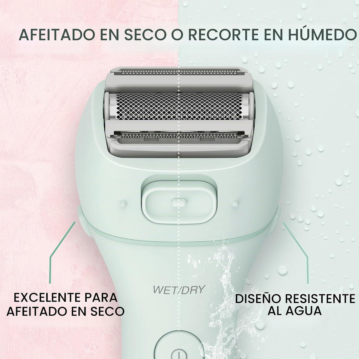 Panasonic Recortadora de bikini para mujer, maquinilla de afeitar e...