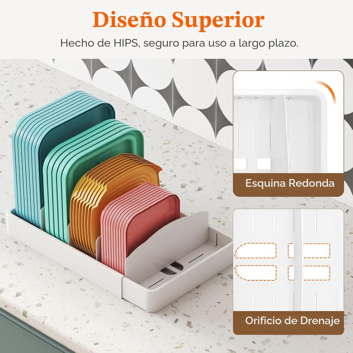 Lifewit Organizador de armario de cocina para tapa de condensador d...