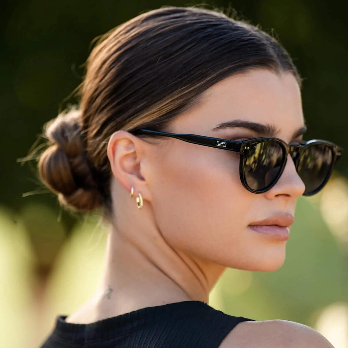 WearMe Pro Gafas de sol polarizadas redondas para mujer, protección...