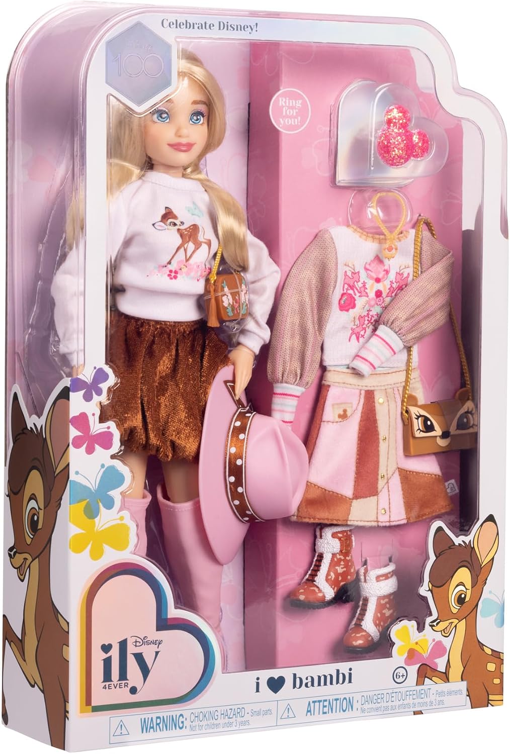 Disney ily 4EVER Muñecas Disney 100 - Bambi de 11.5 pulgadas de alt...