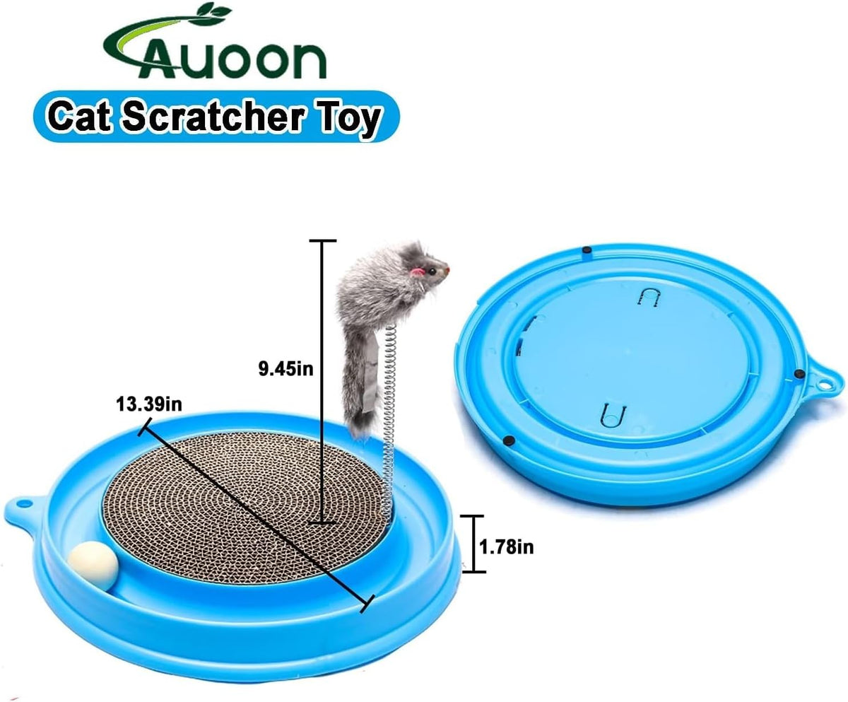 AUOON - Rascador de juguete para gatos y gatitos de interior, color...