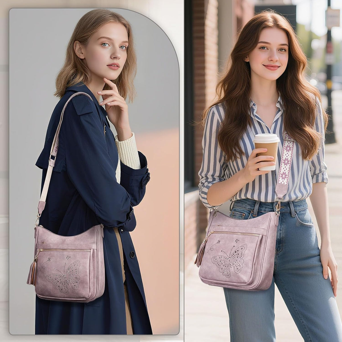 KITEVIUN - Bolsos tipo bandolera medianos para mujer, modernos, bol...