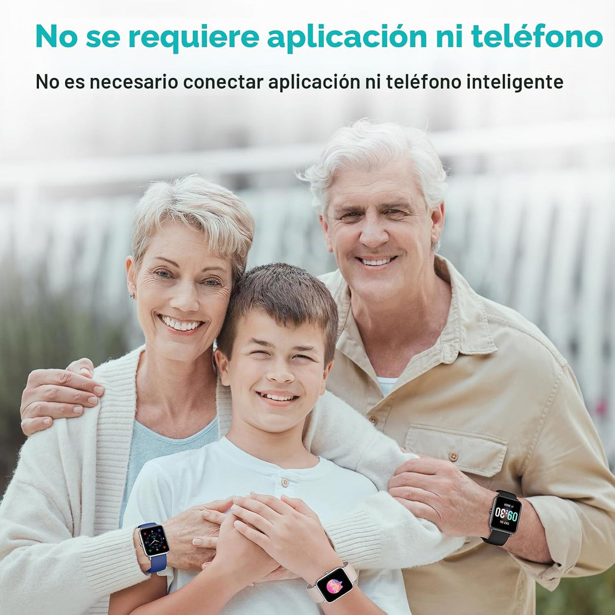 Reloj podómetro apto para personas mayores sin aplicación, no requi...