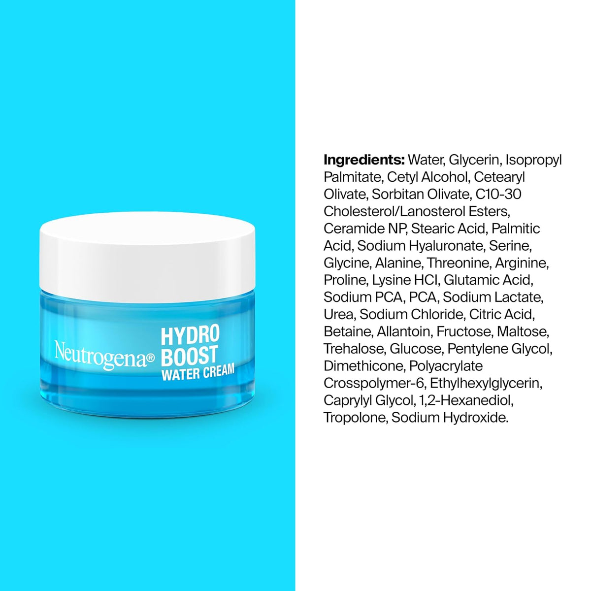 Neutrogena Hydro Boost - Crema hidratante facial + limpiador de pru...
