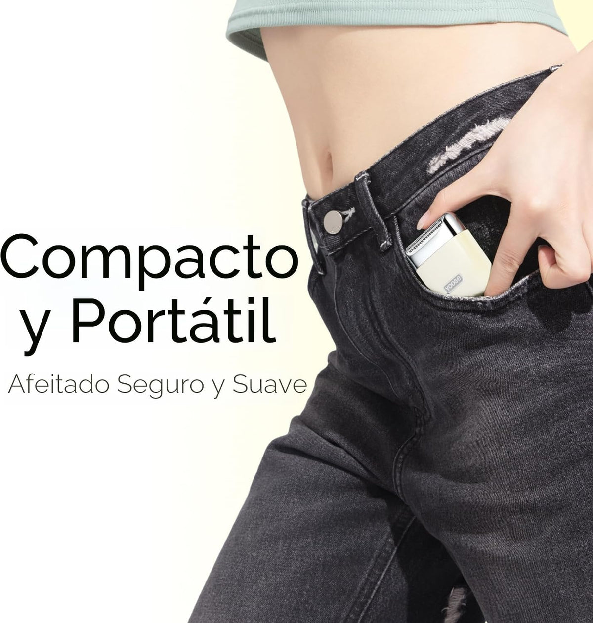 yoose - Maquinillas de afeitar eléctricas para mujer, recortadora d...