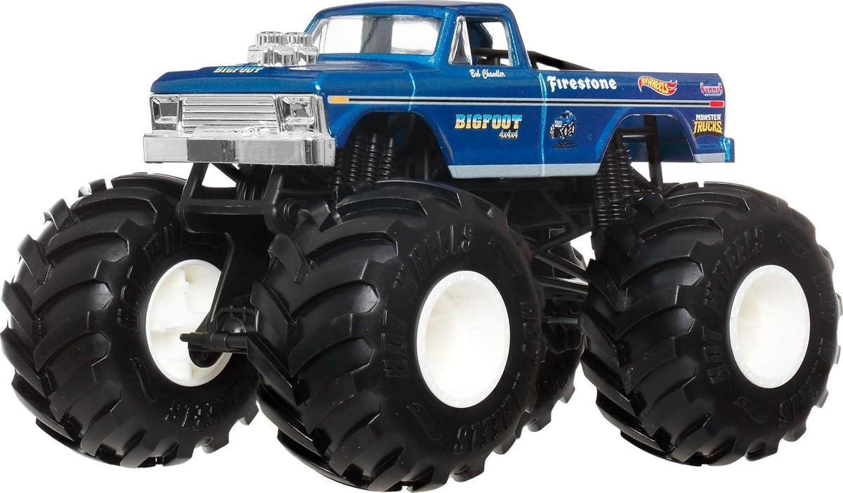 Hot Wheels Monster Trucks, camión monstruo de gran tamaño, camión d...