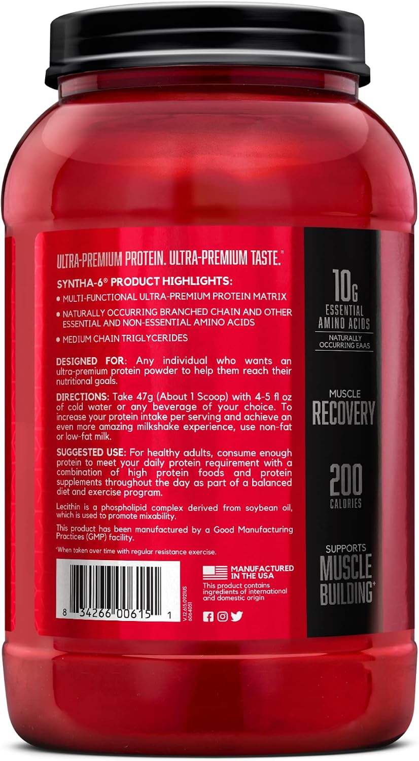 BSN SYNTHA-6 Proteína de suero en polvo, proteína de fresa en polvo...