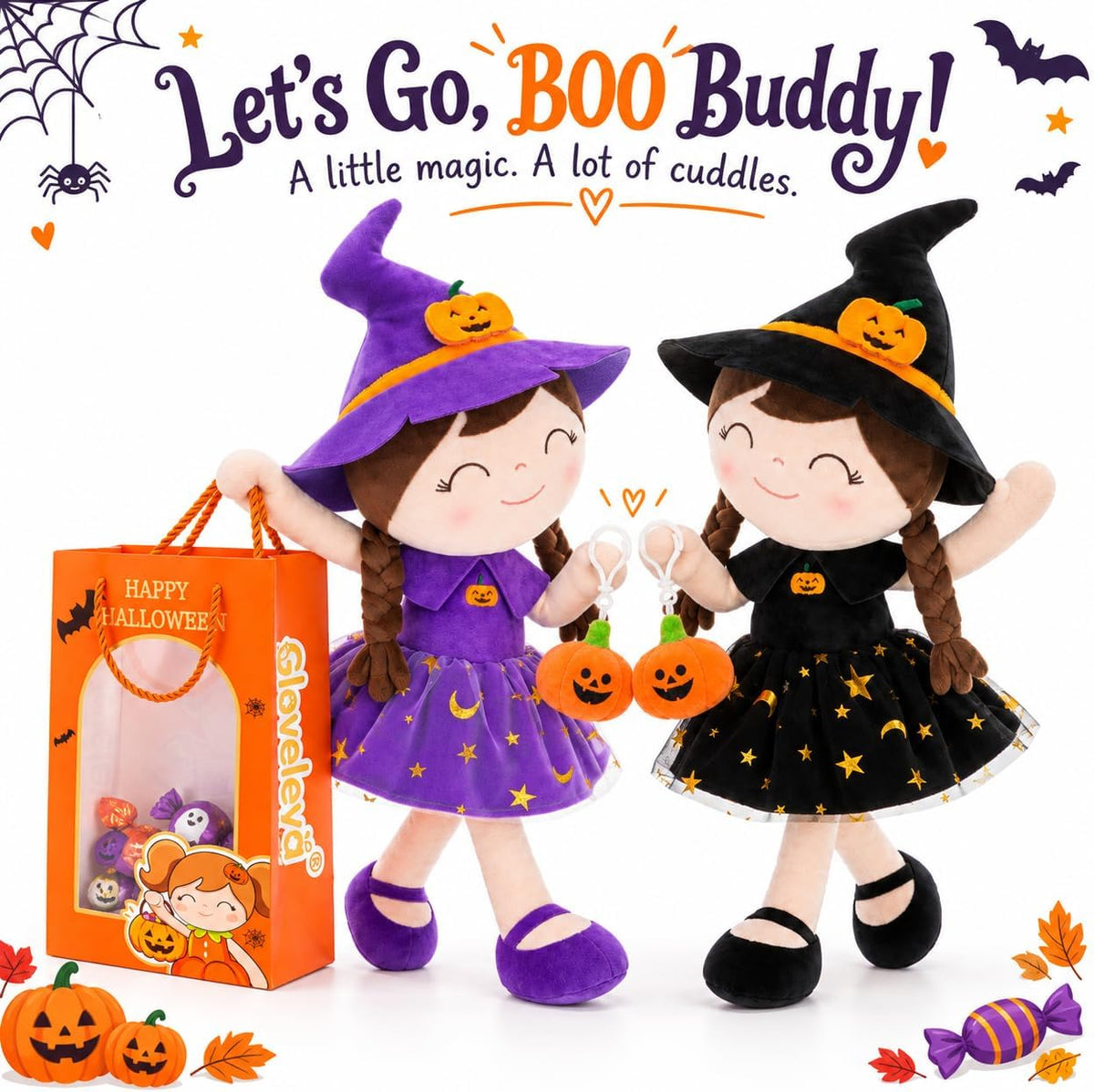 Gloveleya - Muñeca de bebé, regalo para niñas, muñecas de Halloween...