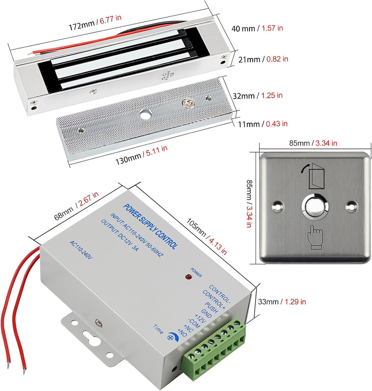 XYBkey Kit de sistema de control de acceso de seguridad Card Swipe,...
