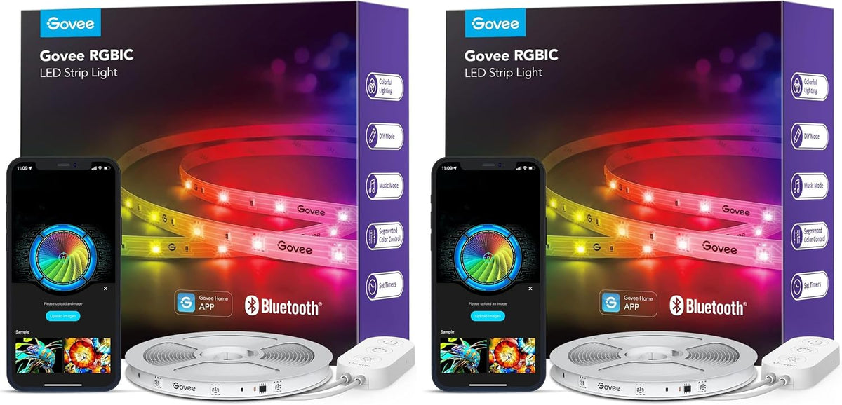 Govee Tira de luces LED RGBIC de 32.8 pies, luces LED para dormitor...