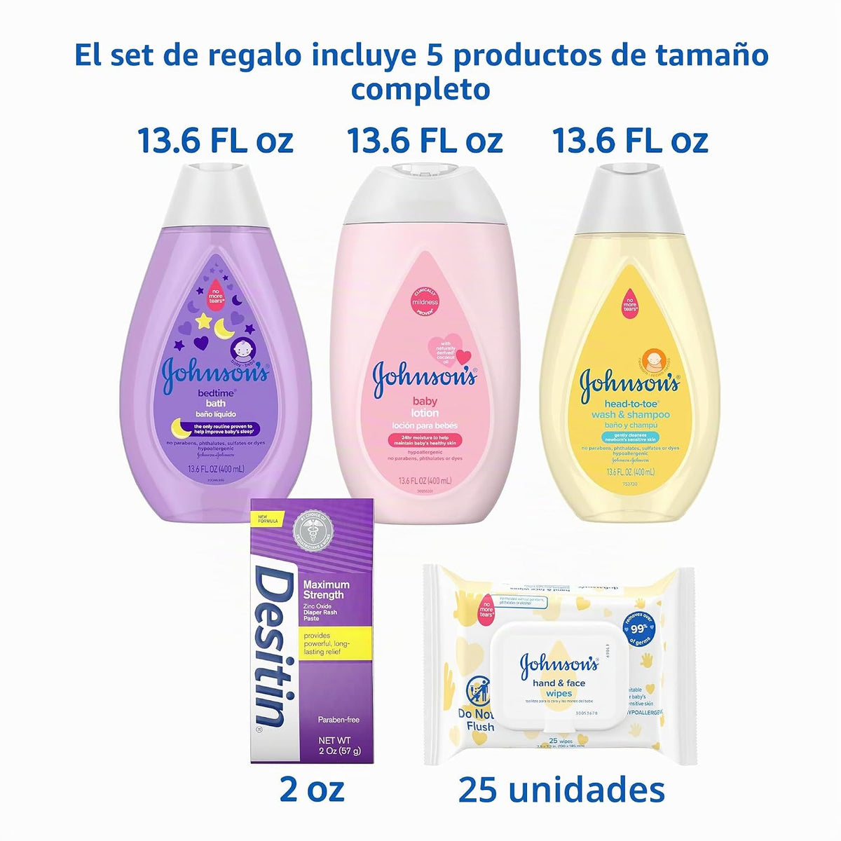 Johnson's Baby Aquí Viene Bebé - Set de regalo para bebés, esen...