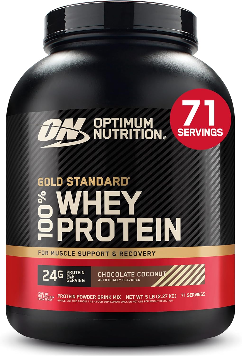 Optimum Nutrition Estándar dorado 100% Proteína de Suero de Leche e...