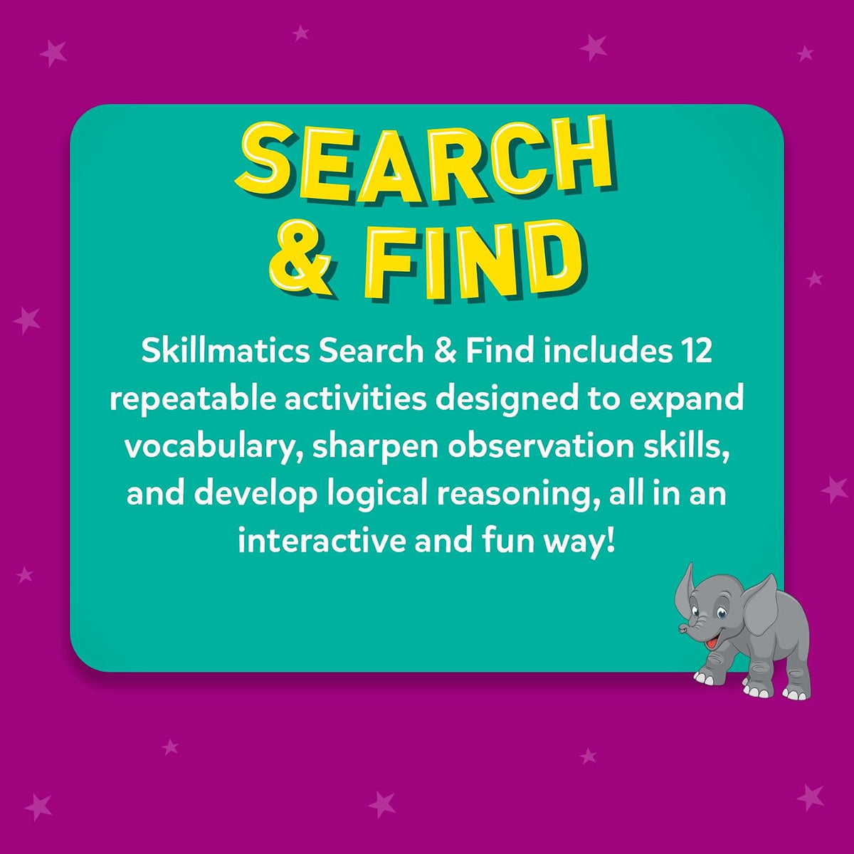 Skillmatics Buscar y encontrar - Actividad de aprendizaje preescola...