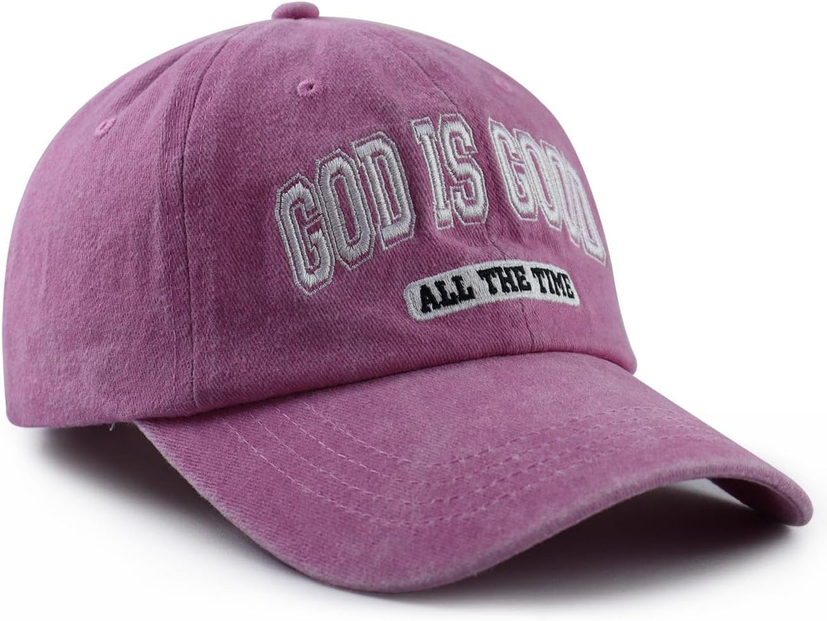 VIPCapz Gorra de béisbol con texto en inglés "God is Good All T...