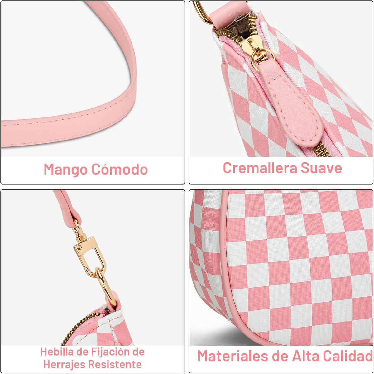 KKXIU Bolso de hombro para mujer, lindos bolsos y bolsos hobo | Bol...