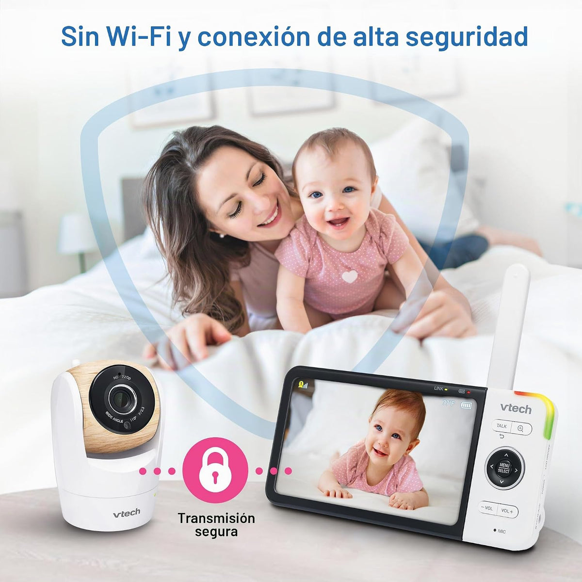 VTech VM919HD - Sistema de monitoreo de video con pantalla HD 720p...